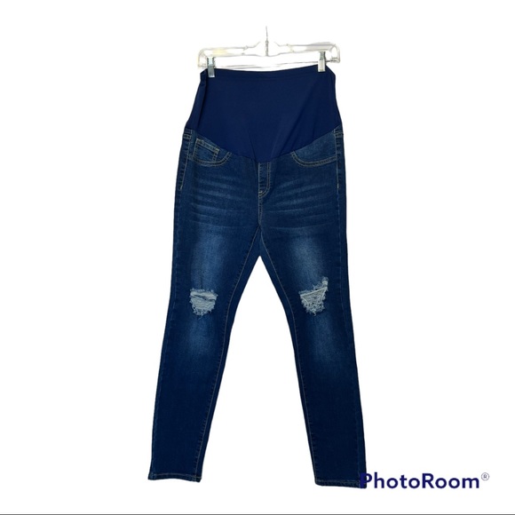 Shein Ripped Maternity Jeans - Picture 2 of 4